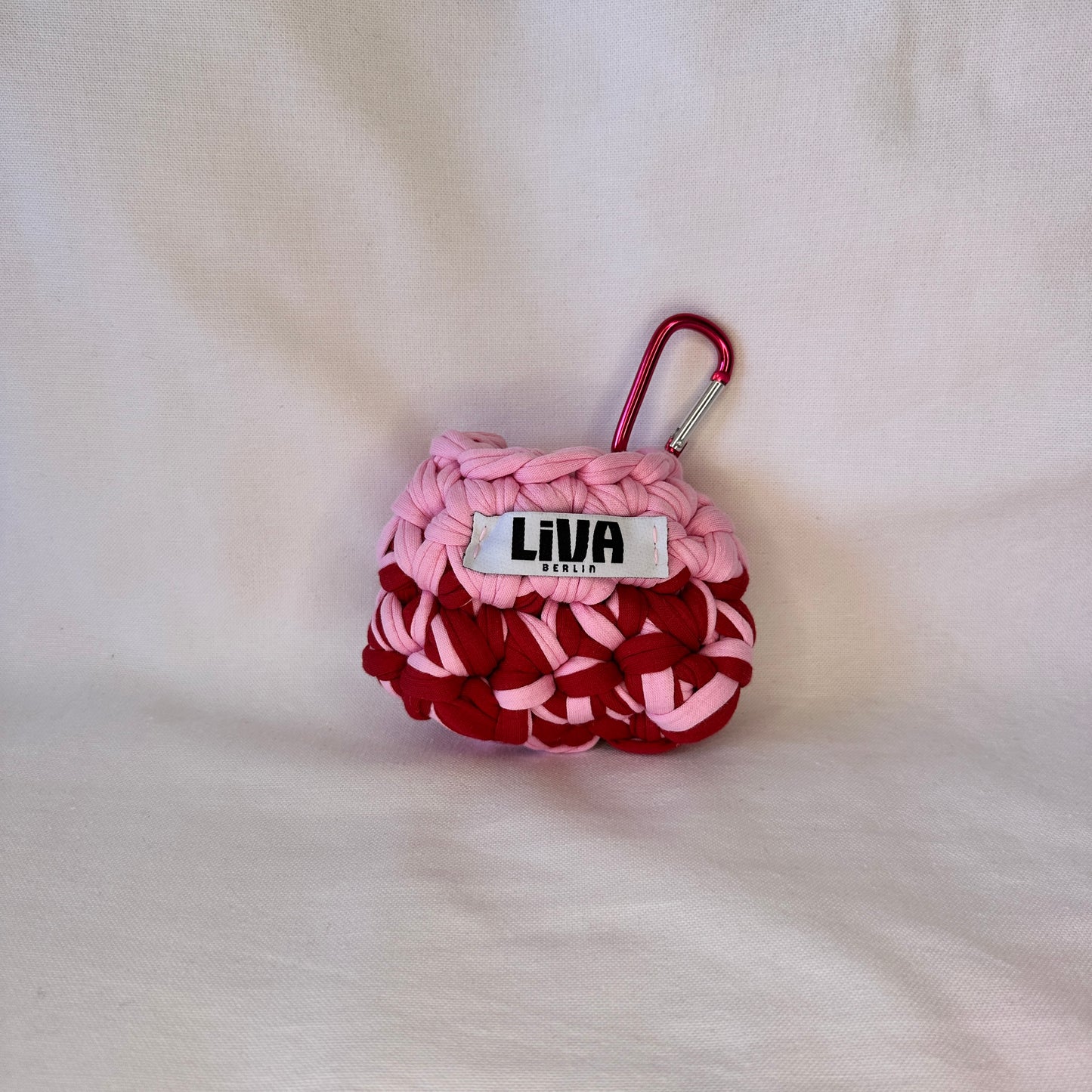 mini pouch | rot & rosé