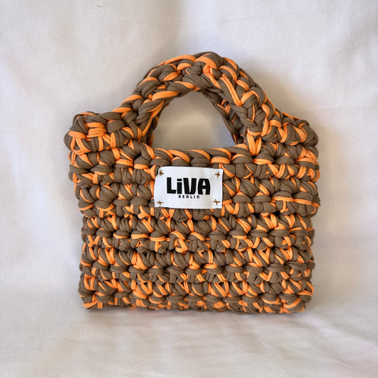 mini bag | braun & orange
