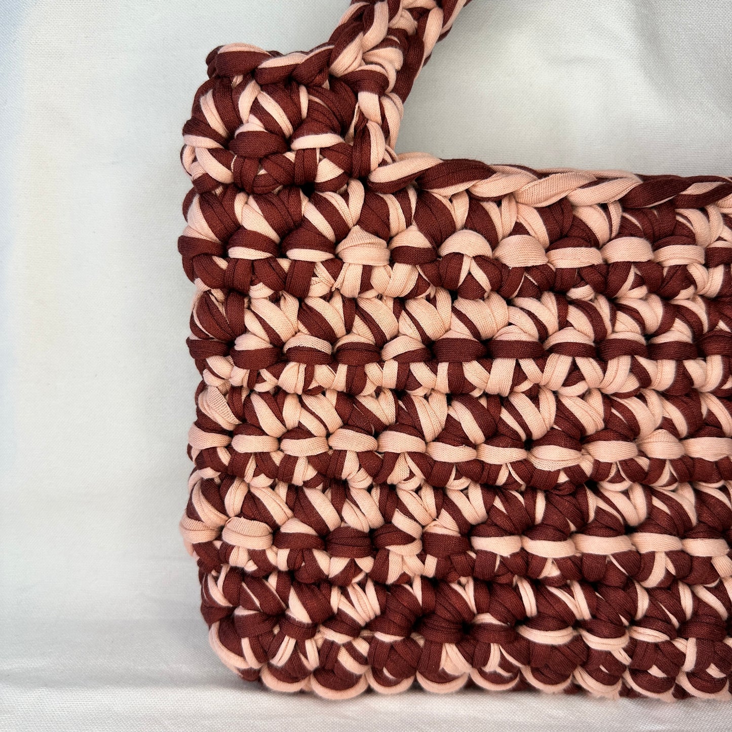 midi bag | weinrot & peach