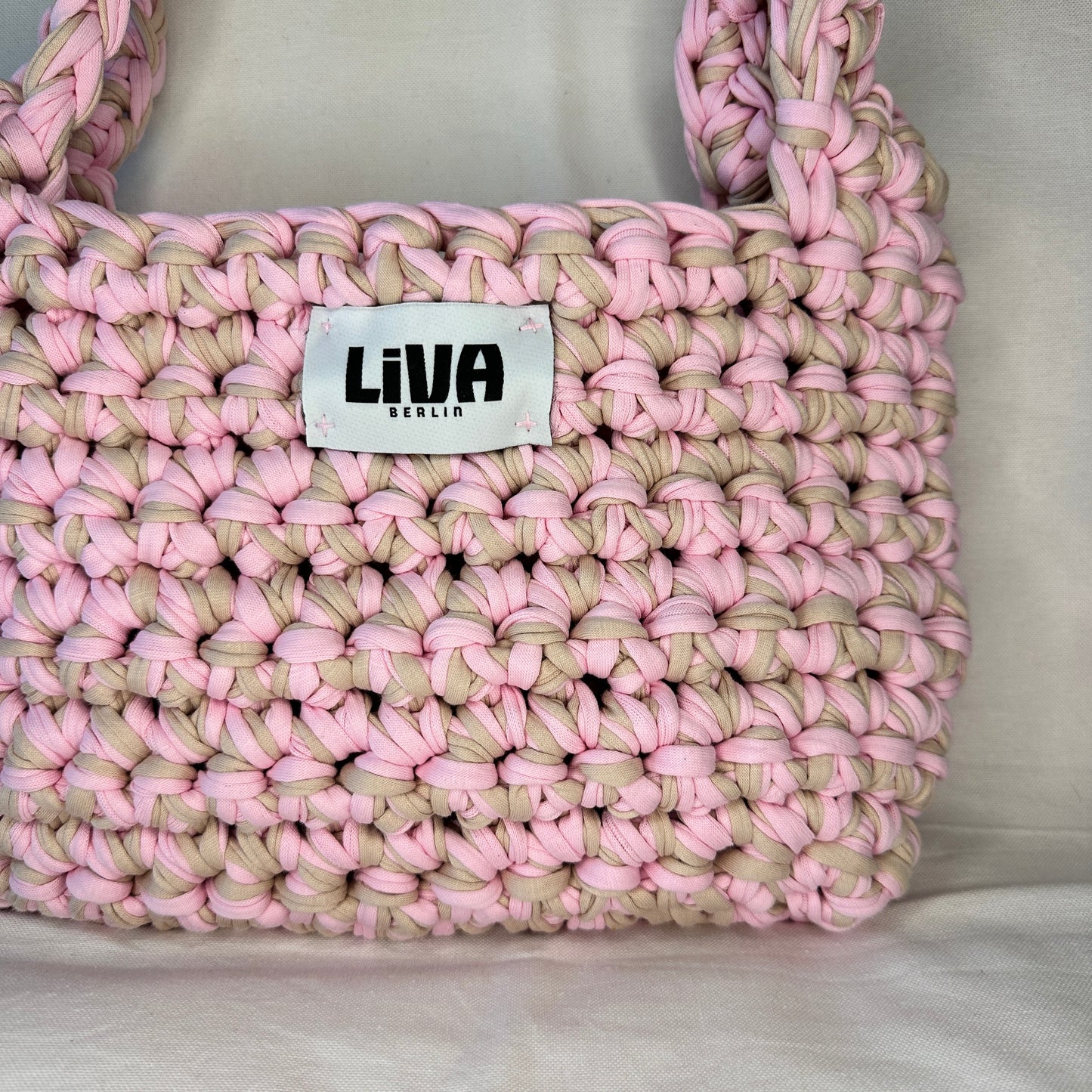 midi bag | rose & beige
