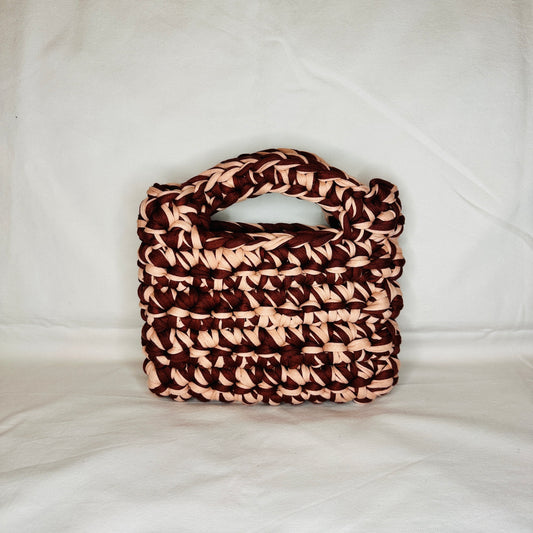 mini bag | weinrot & peach