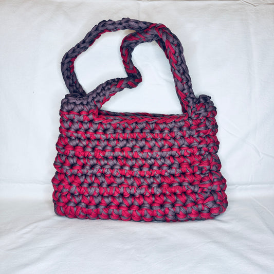 midi bag | weinrot & lila