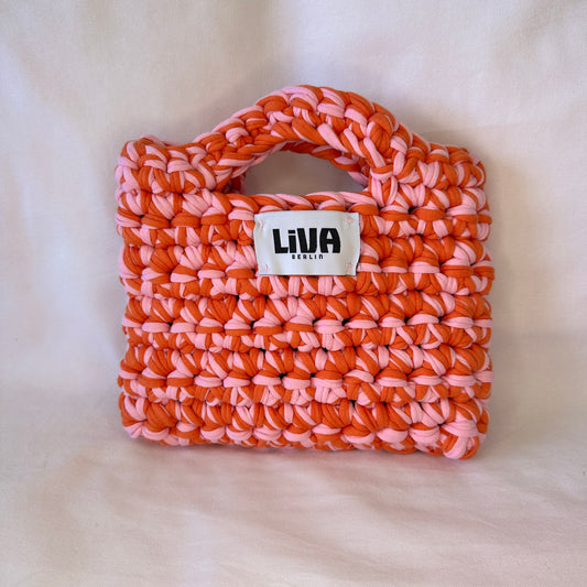mini bag | orange & rosé