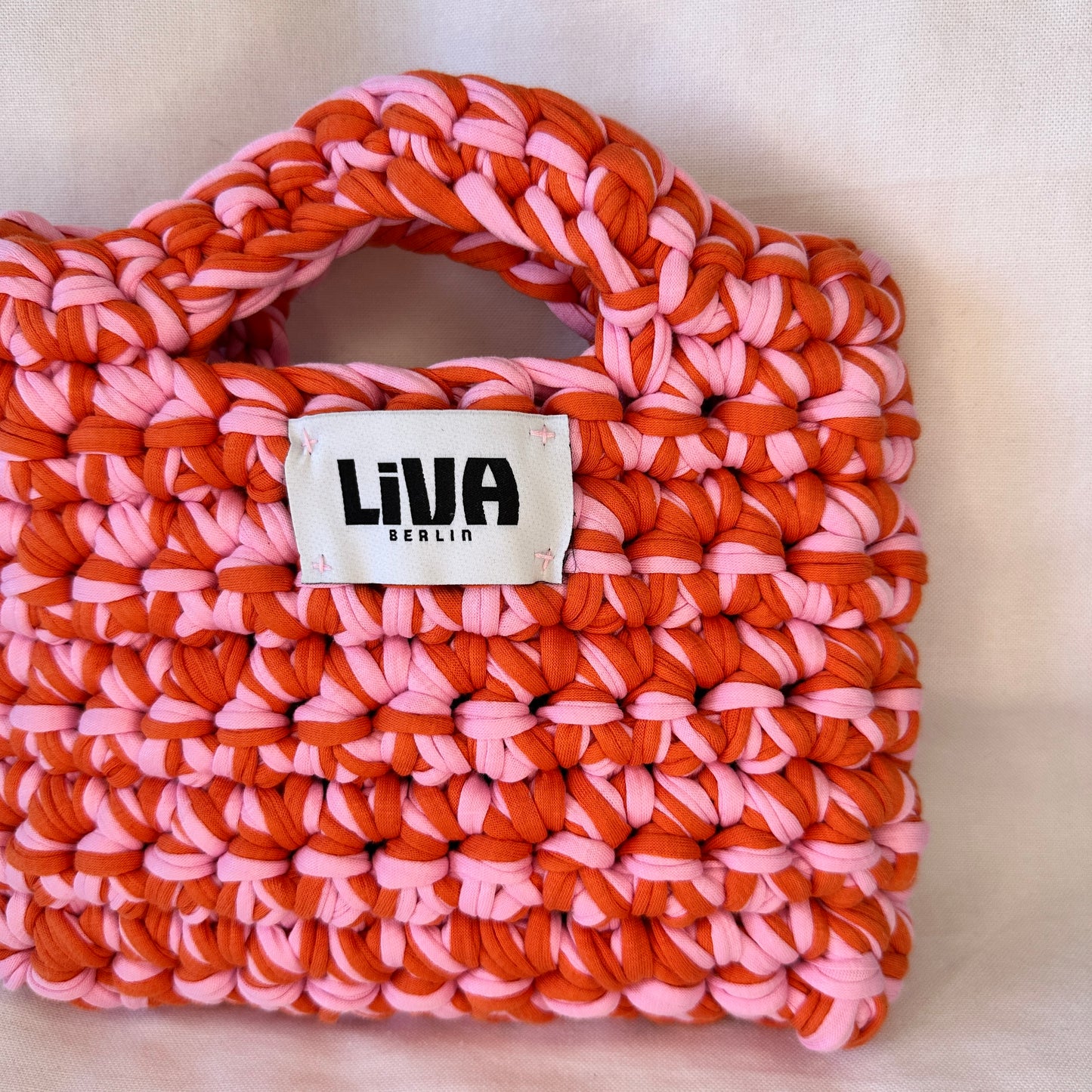 mini bag | orange & rosé