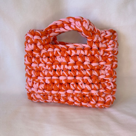 mini bag | orange & rosé