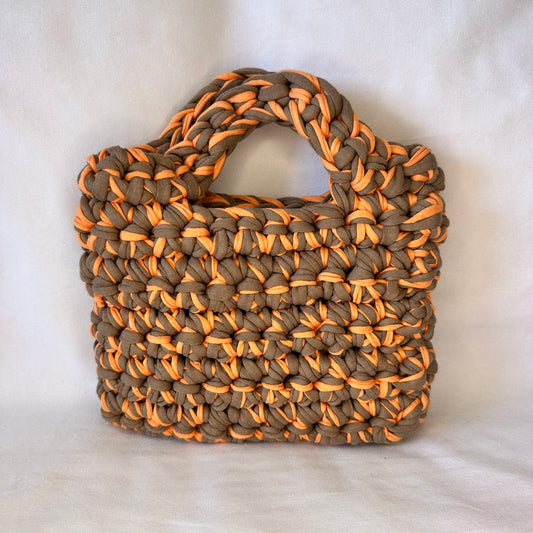 mini bag | braun & orange