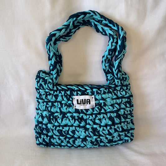midi bag | doppel-blau