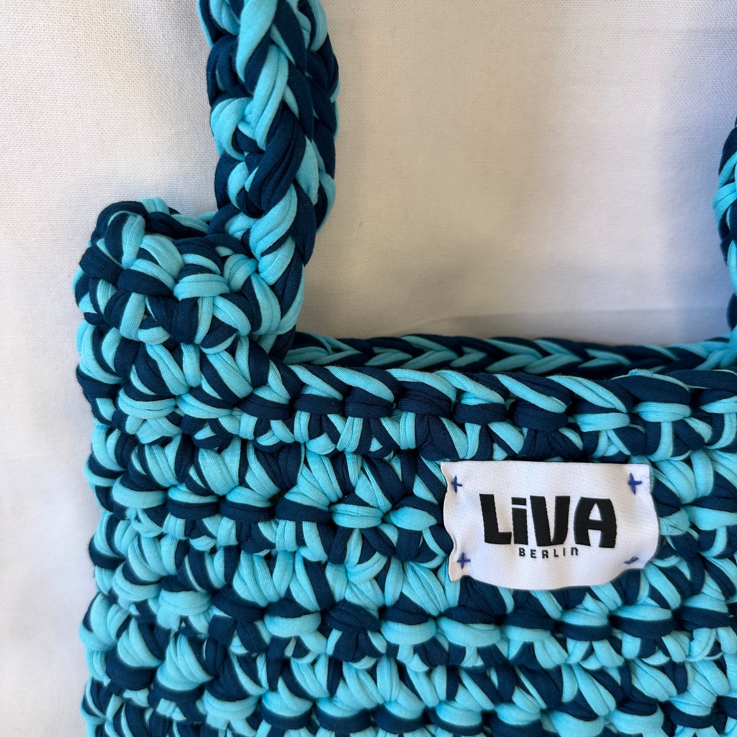 midi bag | doppel-blau