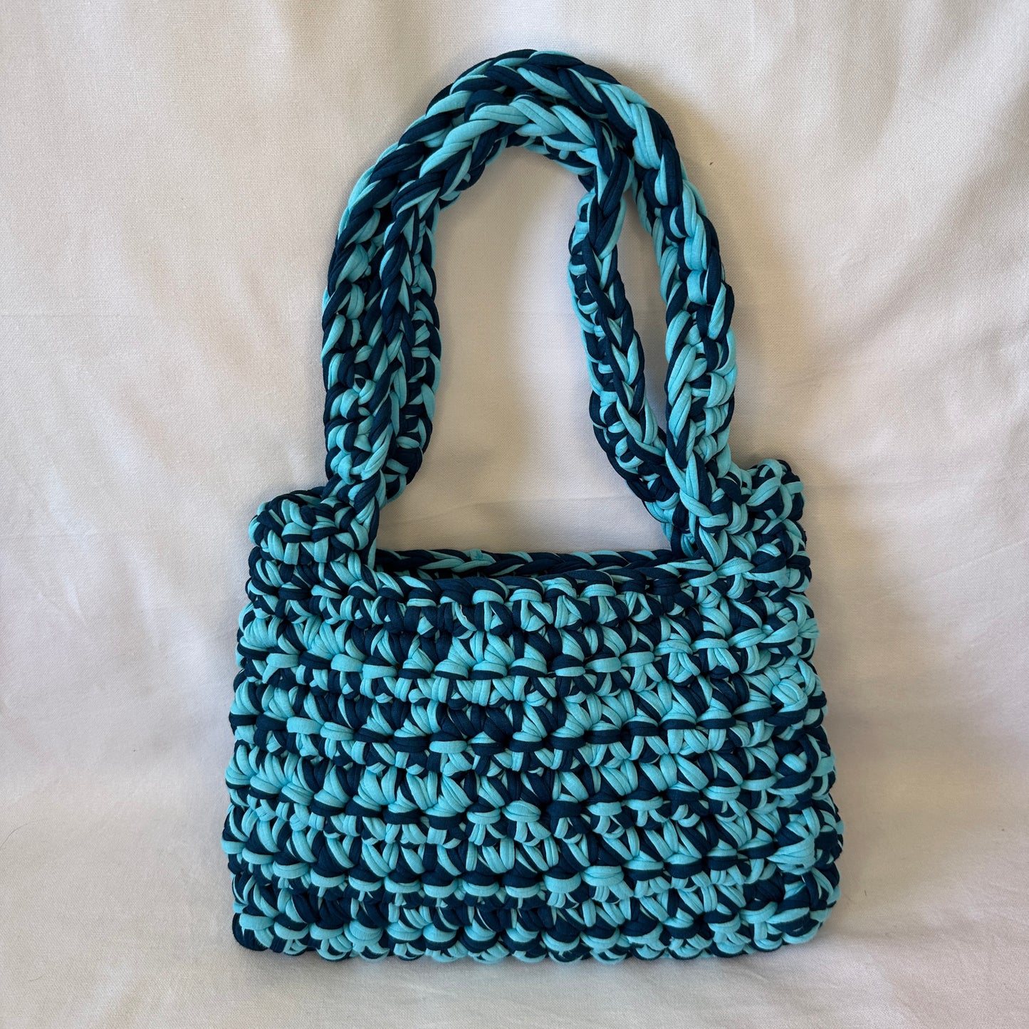 midi bag | doppel-blau