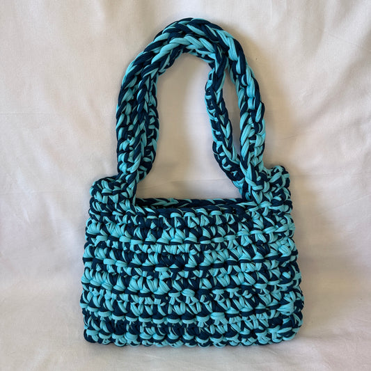midi bag | doppel-blau