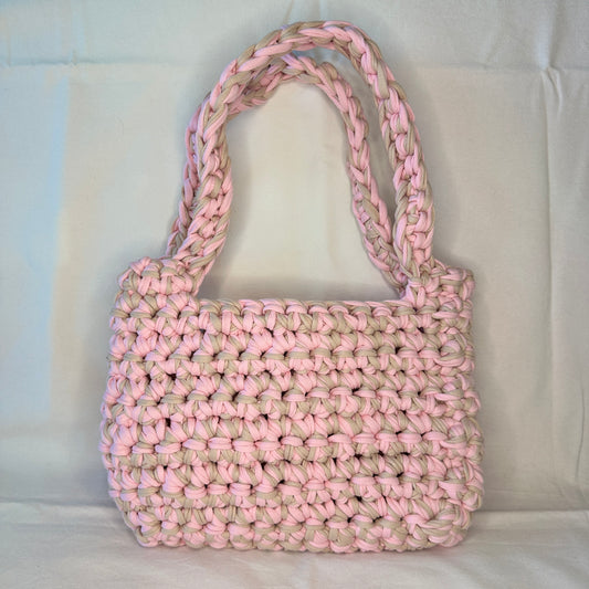 midi bag | rose & beige