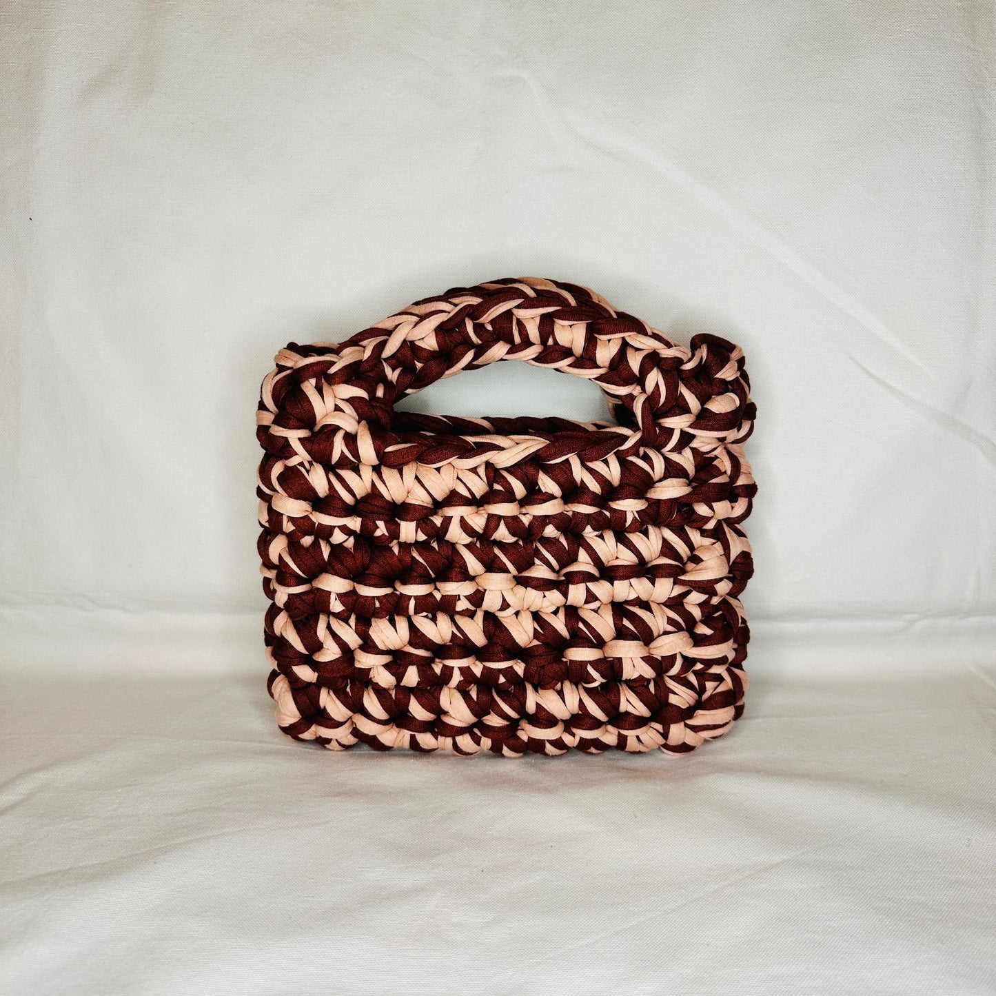 mini bag | weinrot & peach