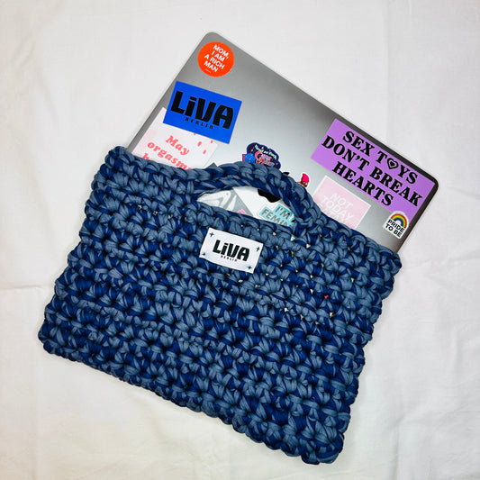 laptop bag | doppel blau