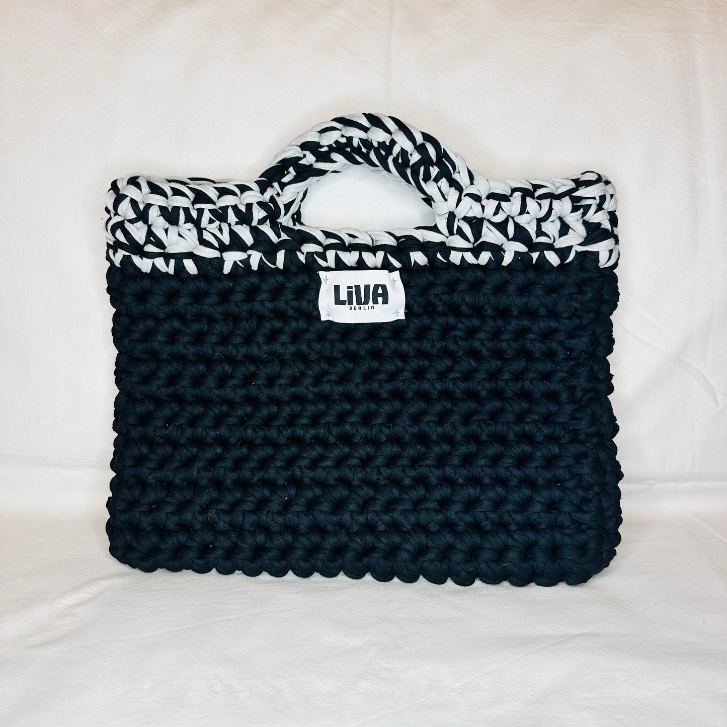 laptop bag | schwarz & grau