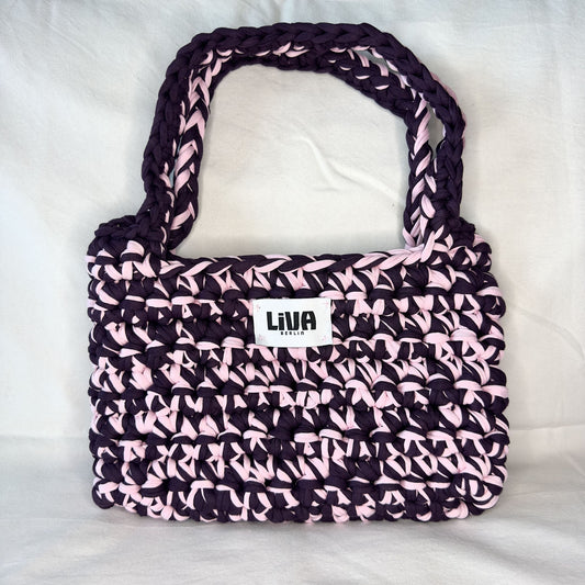 midi bag | aubergine & rosa